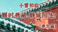【節(jié)氣養(yǎng)生】小雪初臨：順時(shí)養(yǎng)藏，靜候陽(yáng)生！